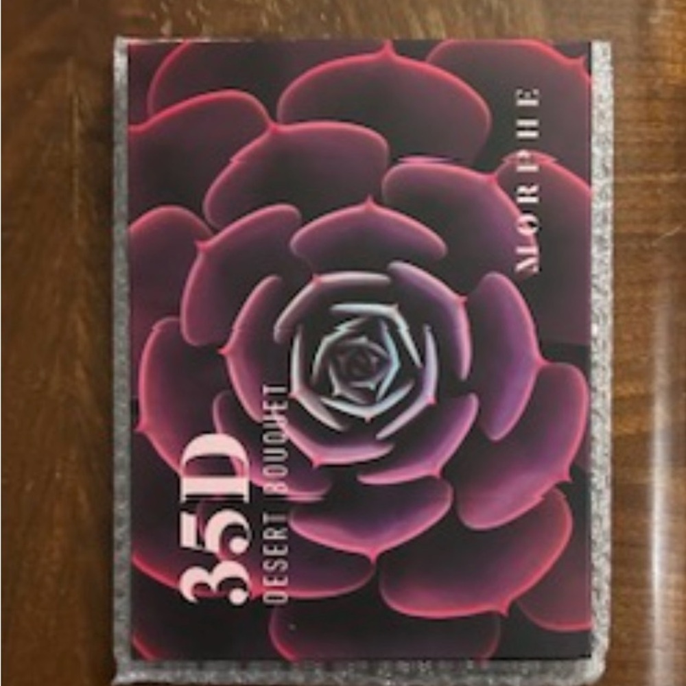 Morphe 35D Desert Bouquet Palette — Pink & Purple Floral Cover